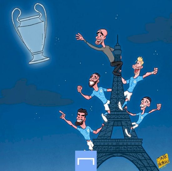 Liga dos Campeões da UEFA: Paris Saint Germain perde em casa com Manchester City